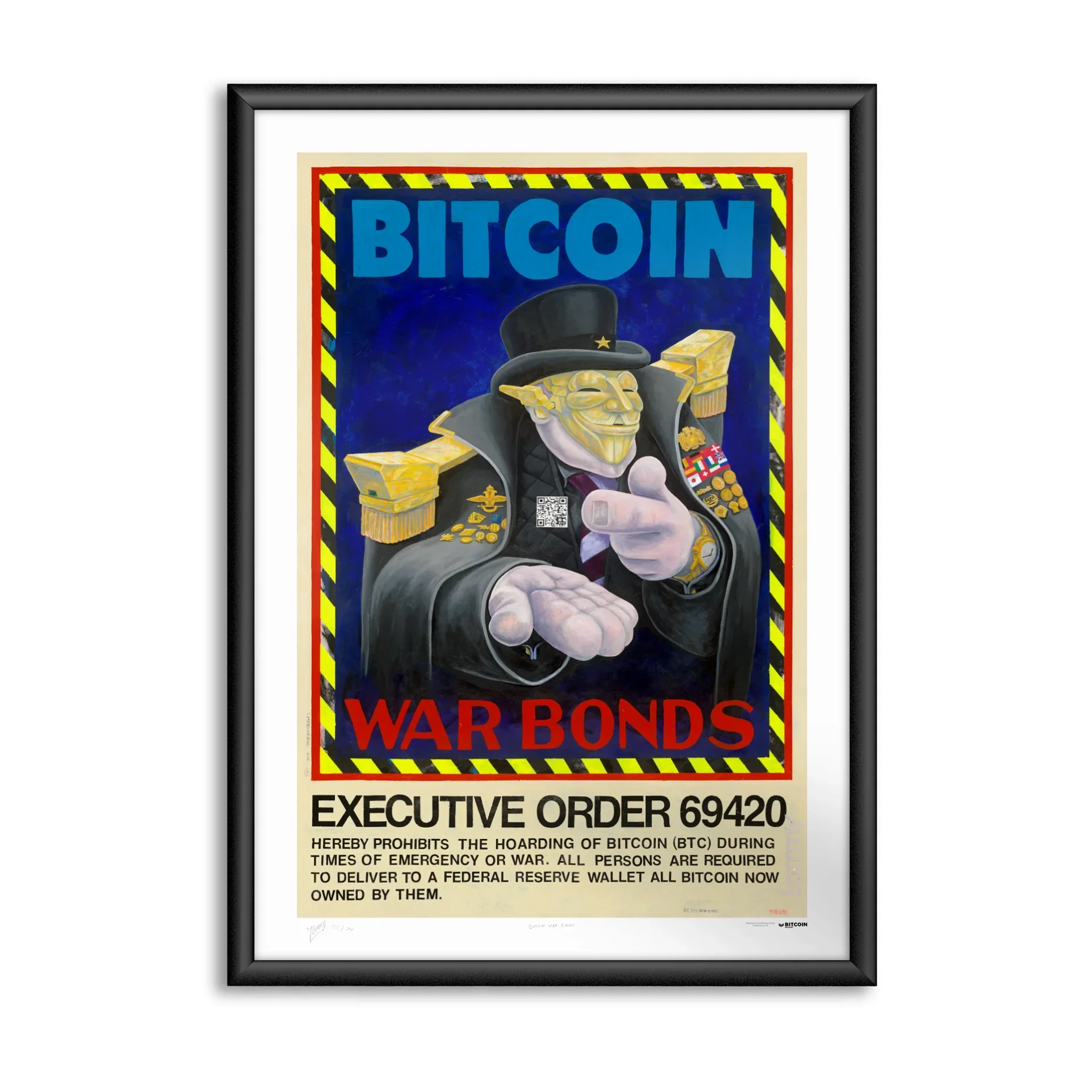 Bitcoin War Bonds - Limited Edition Print