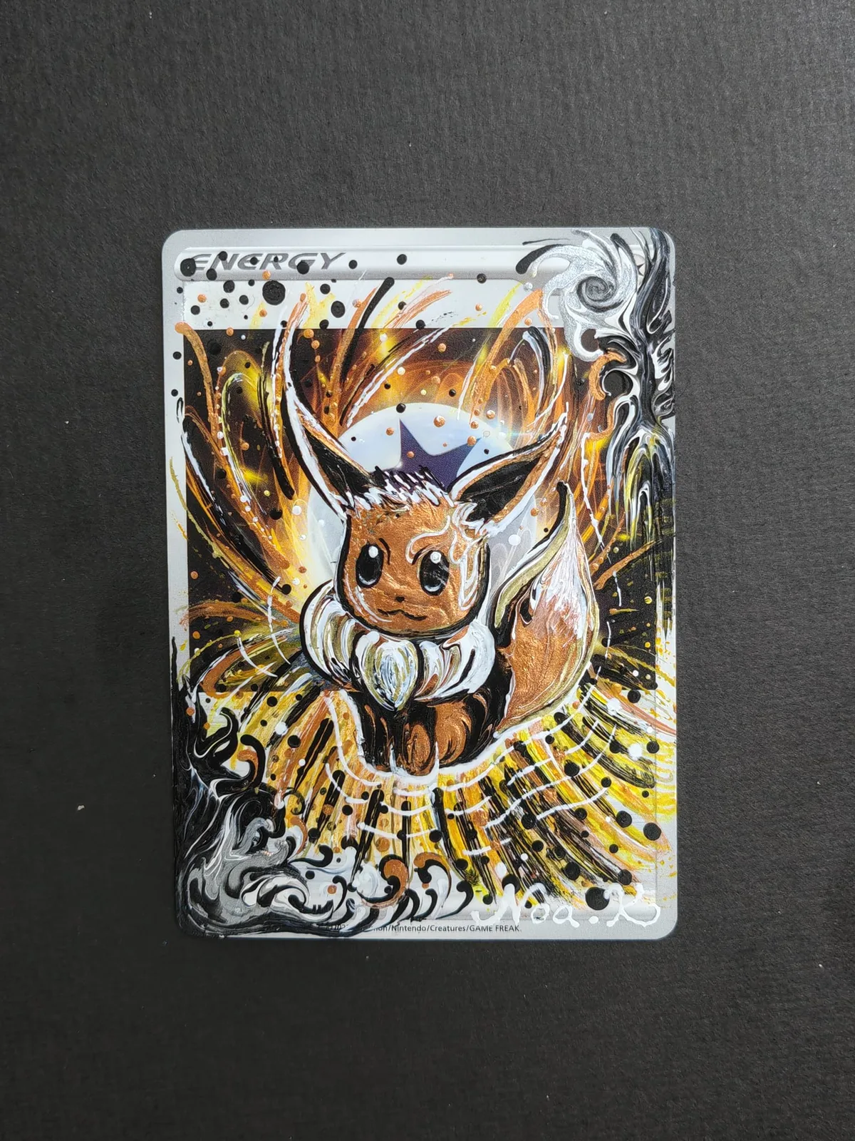 Eevee (Hand-painted) card