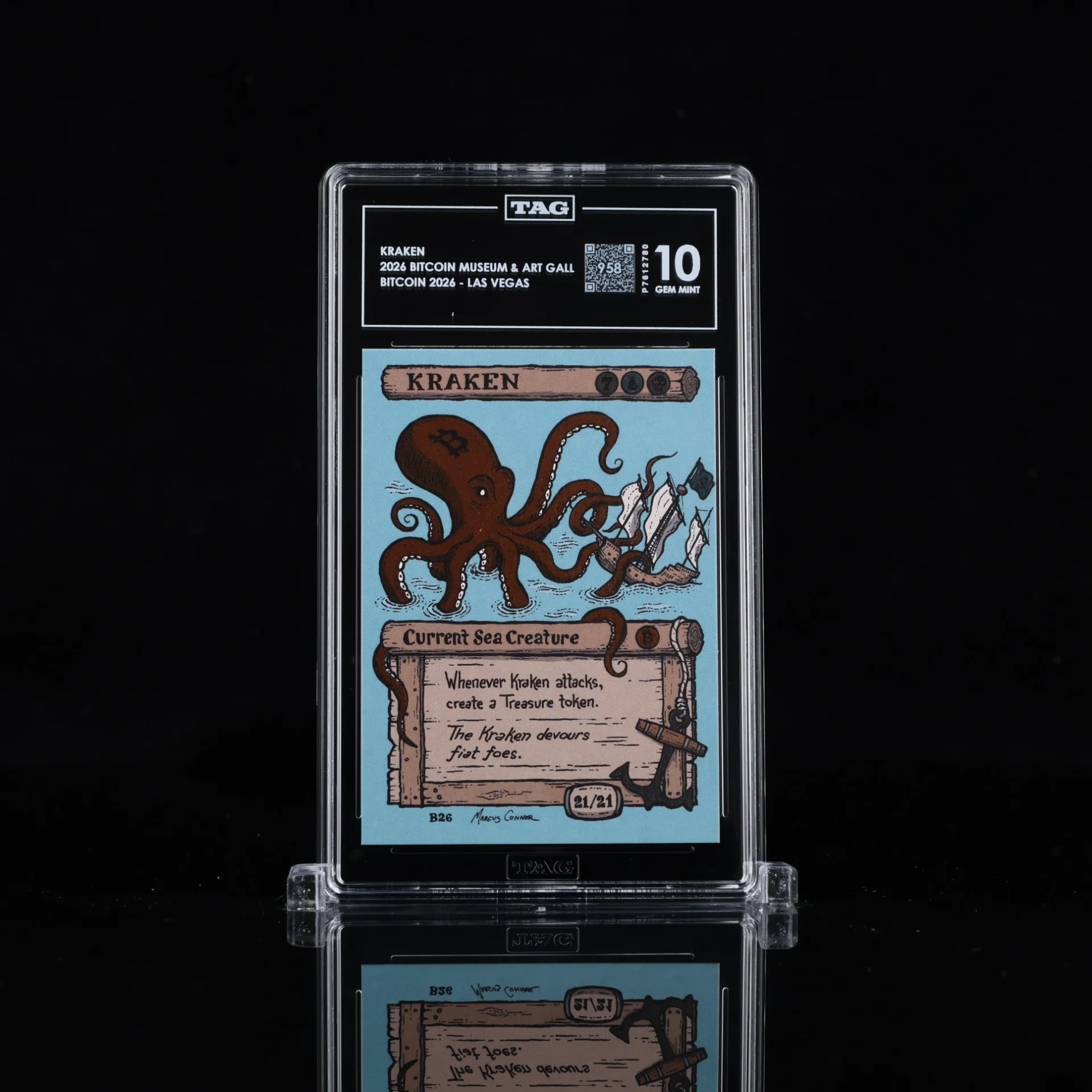 KRAKEN · TAG 10 Gem Mint