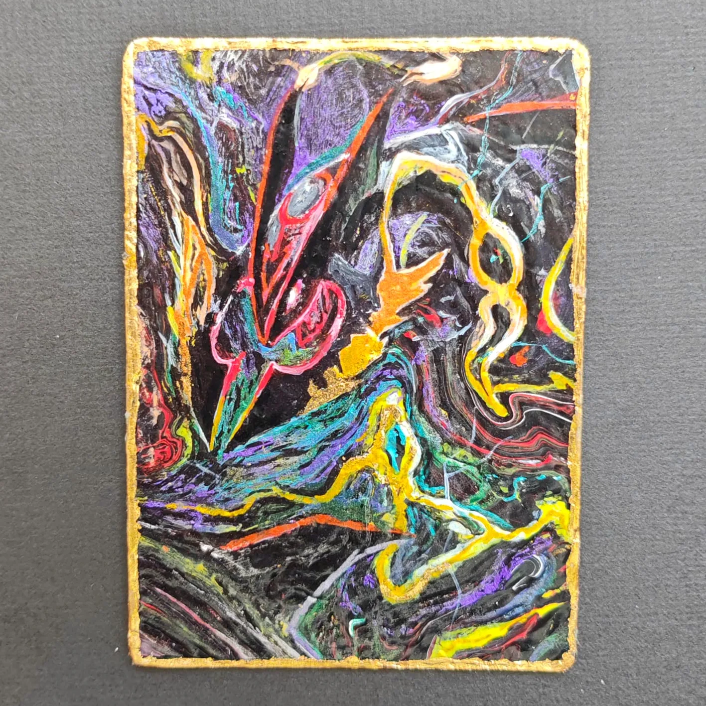GoldBorder (Hand-painted) card