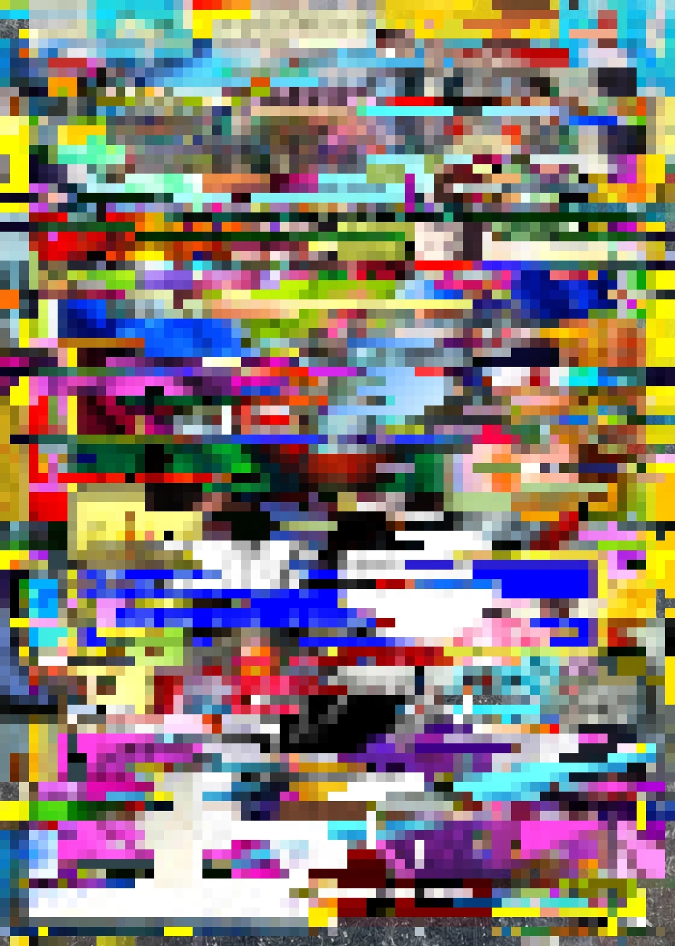 Pixel Mosaic graded slab