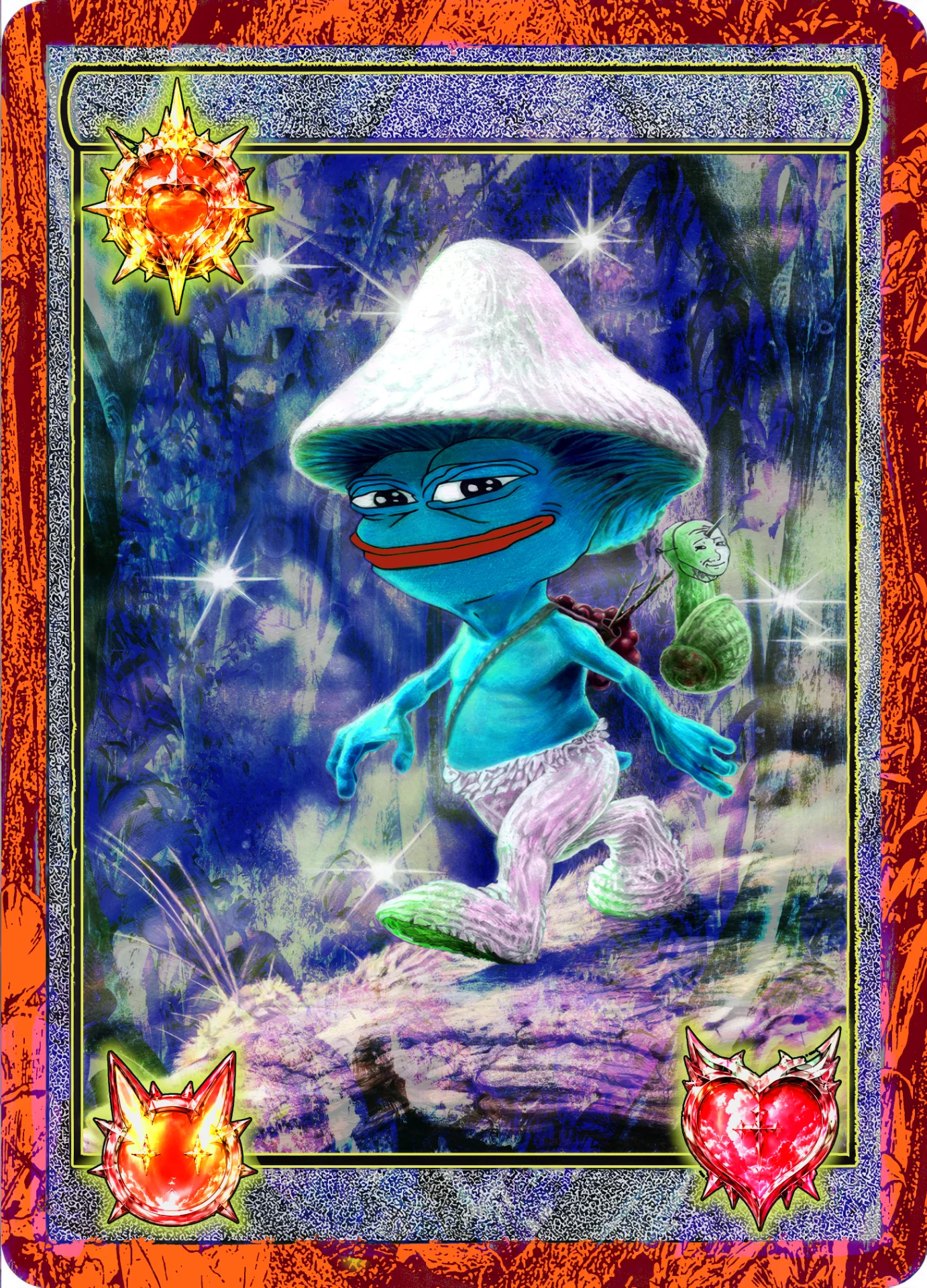 SMURFCATPEPE — Cloud Weirdooo graded slab