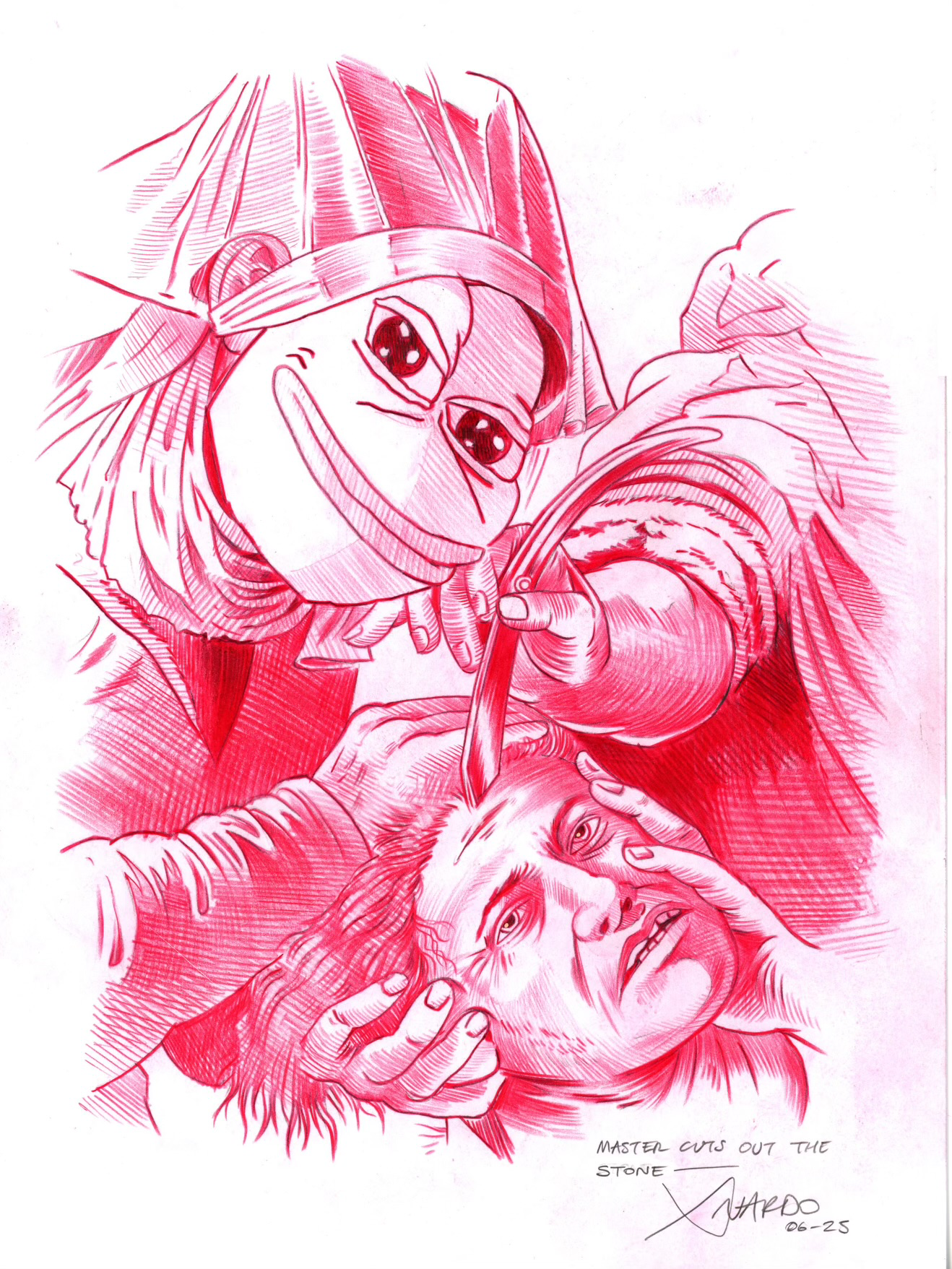 The Assistant and Patient in Red (from MCOtS)