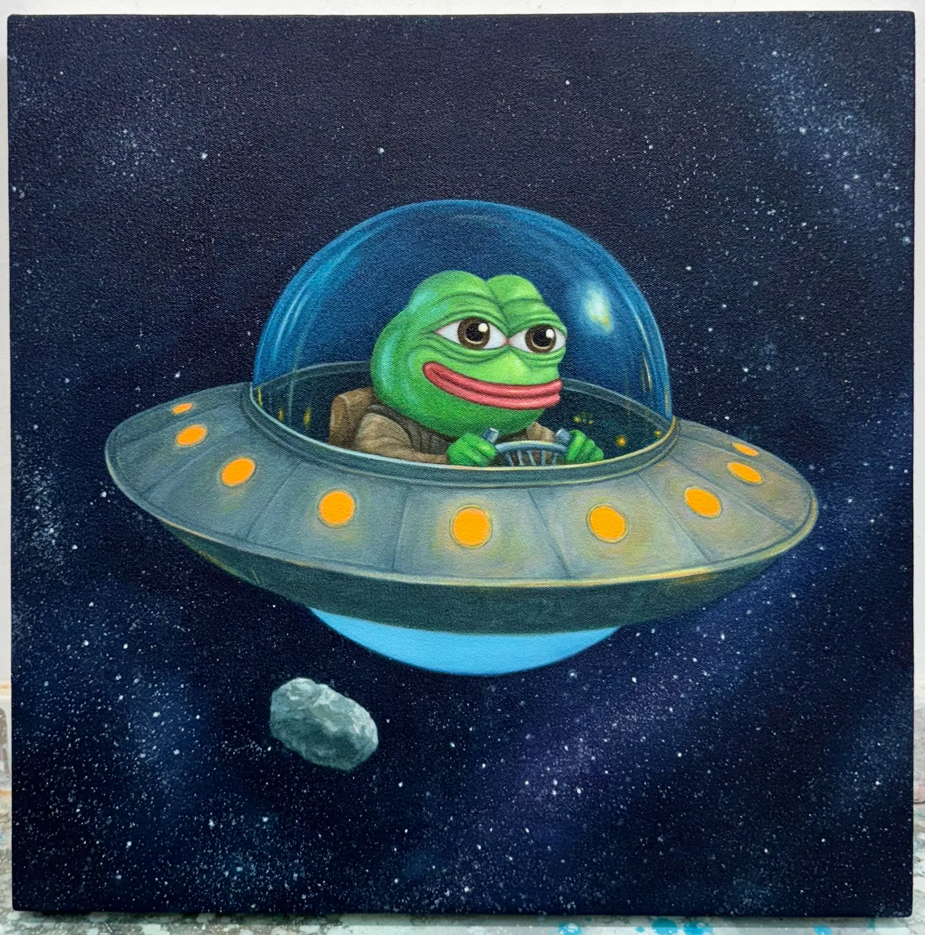 UFOPEPE original painting
